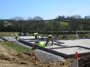 sweeping in the slurry